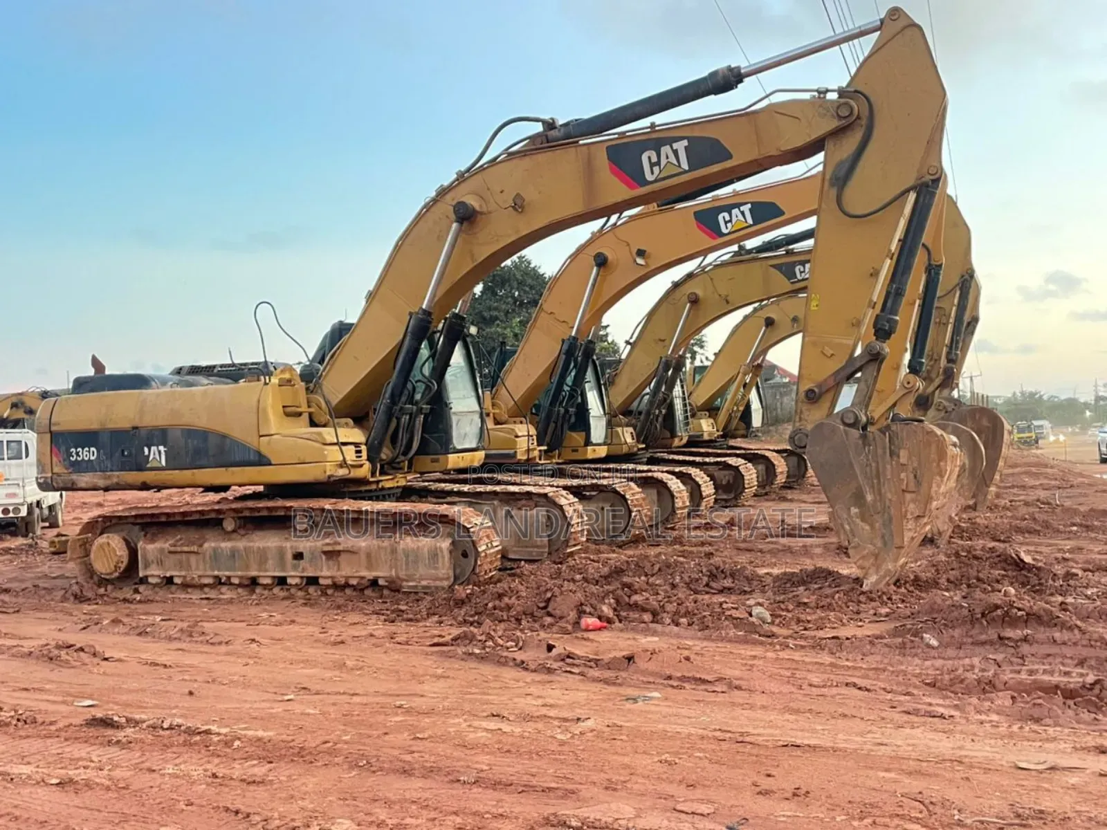 Four Caterpillar Excavators 330c 330 Cl 2 349 D 1 330d 1 Excavator