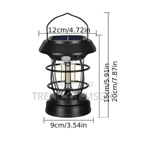 Dual Purpose Rechargeable/ Solar Led Lantern