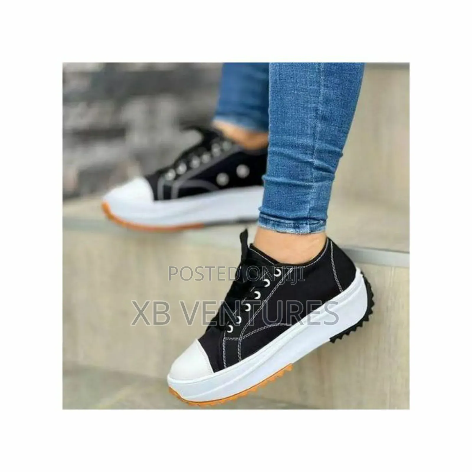 Low-Top Single Thick-Soled Women Canvas
