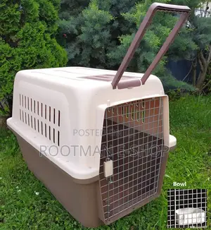 60 X-Large Airline Travel Cage/Carrier/Crate 99cm Wheeled Air Nz