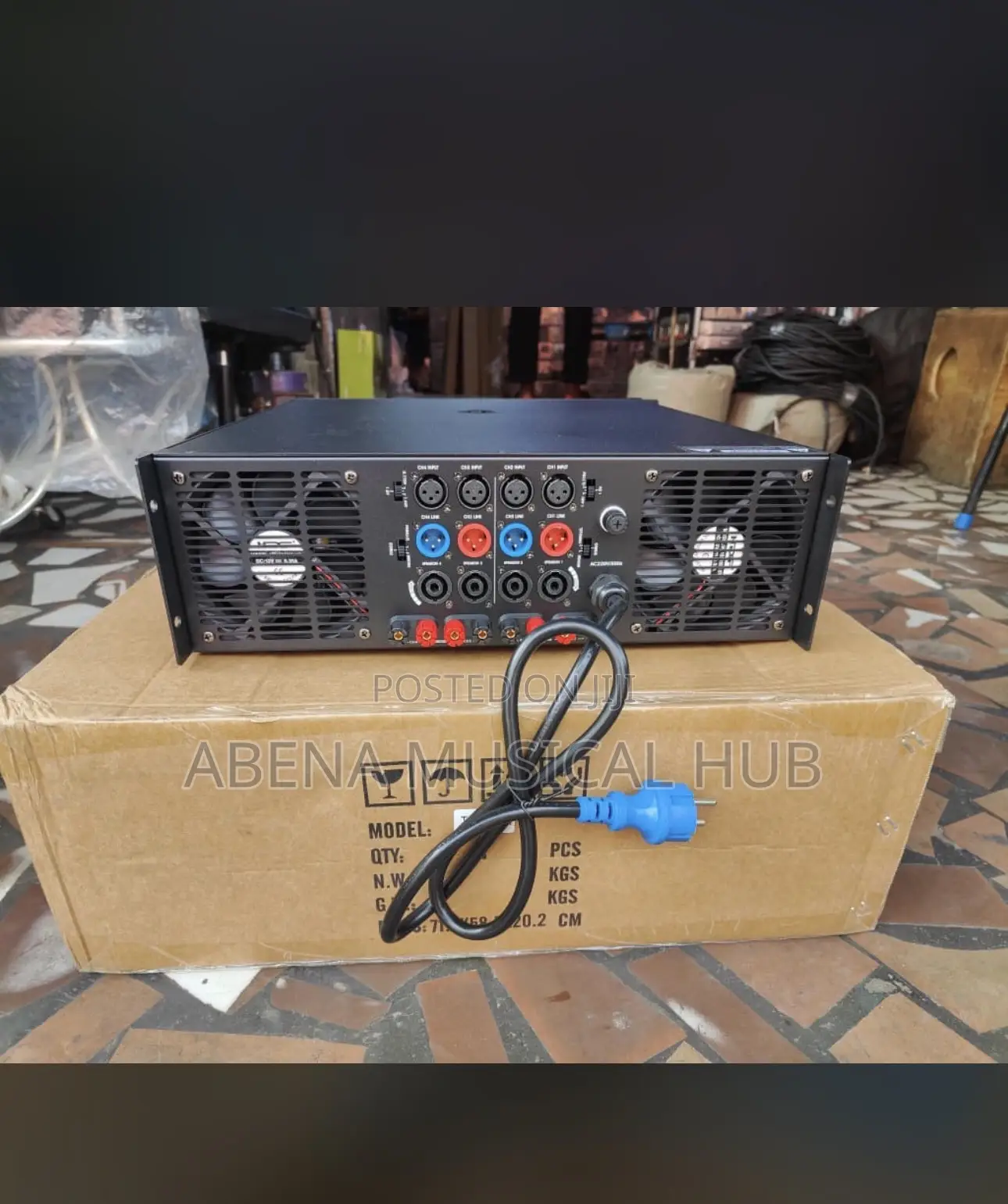 Ev Td-19004 Four Channel Bass Amplifier