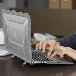 Honeycomb Kickstand Tpu Bumper Hard Shell Cover for Macbook Pro