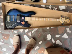 A 5-String Fender Jazz Bass Electric Guitar