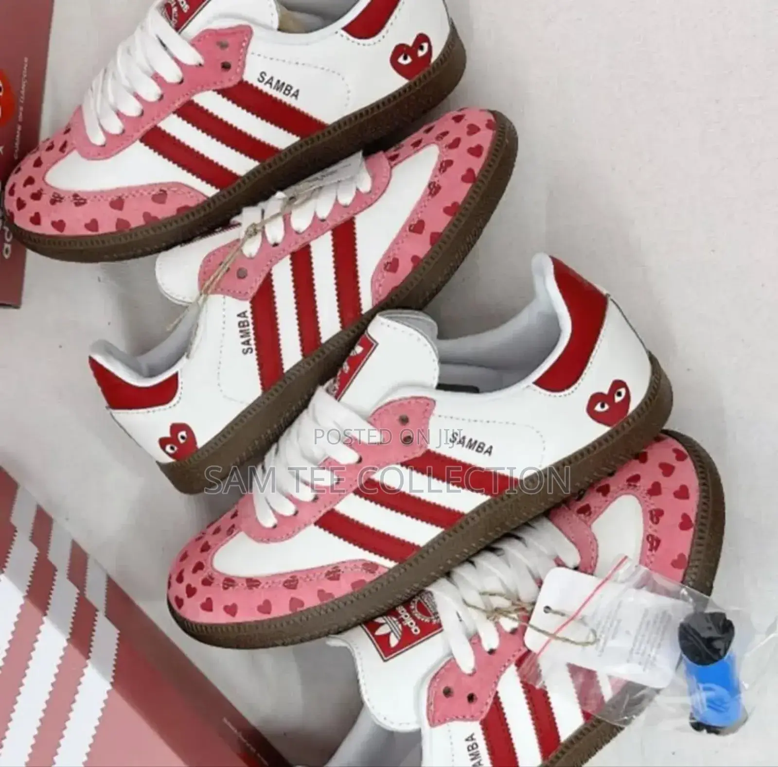 Adidas Samba Pink and Red, High -Quality
