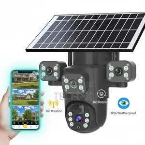 Triple Lens Solar Wifi Camera