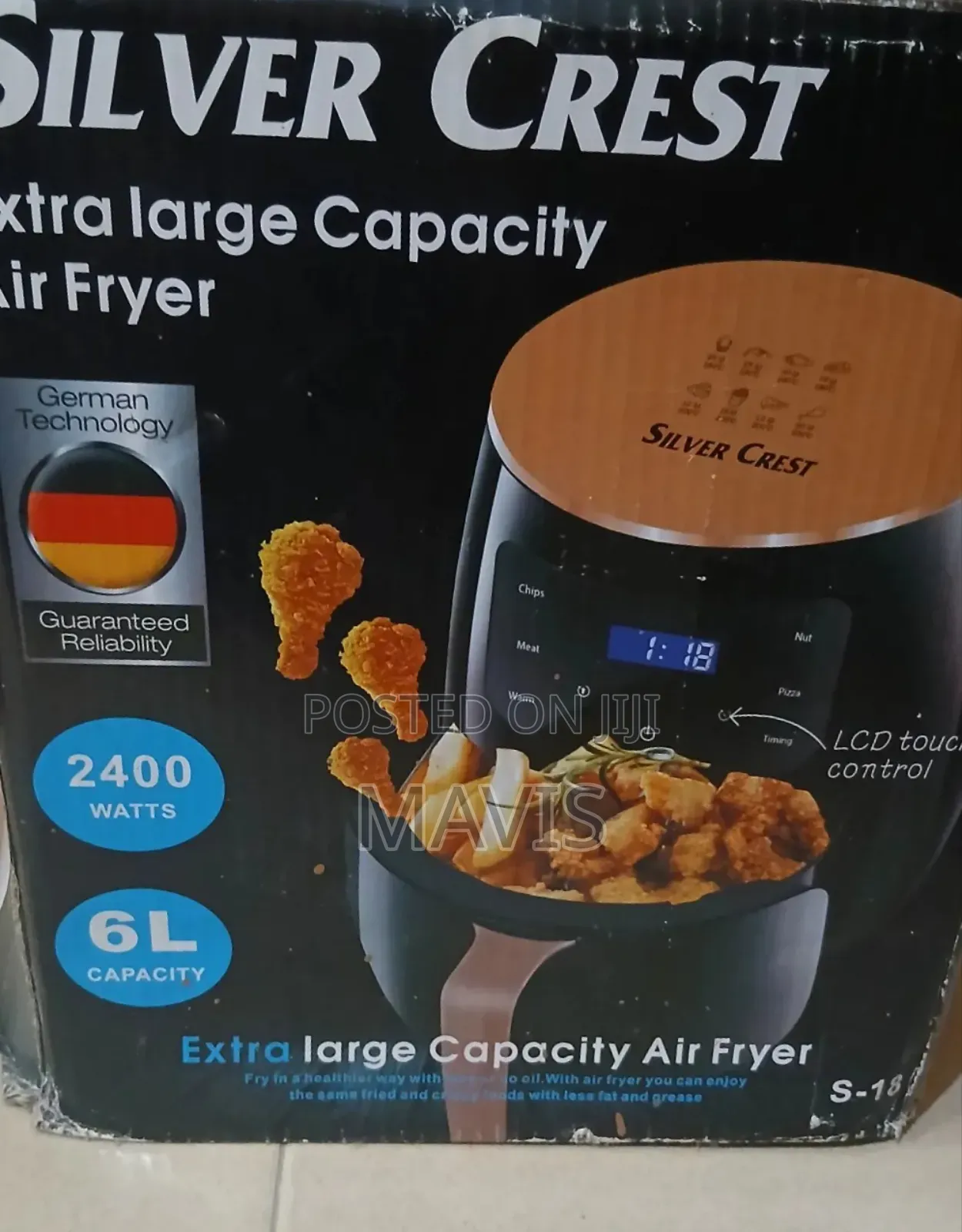 6l Silver Crest Air Fryer