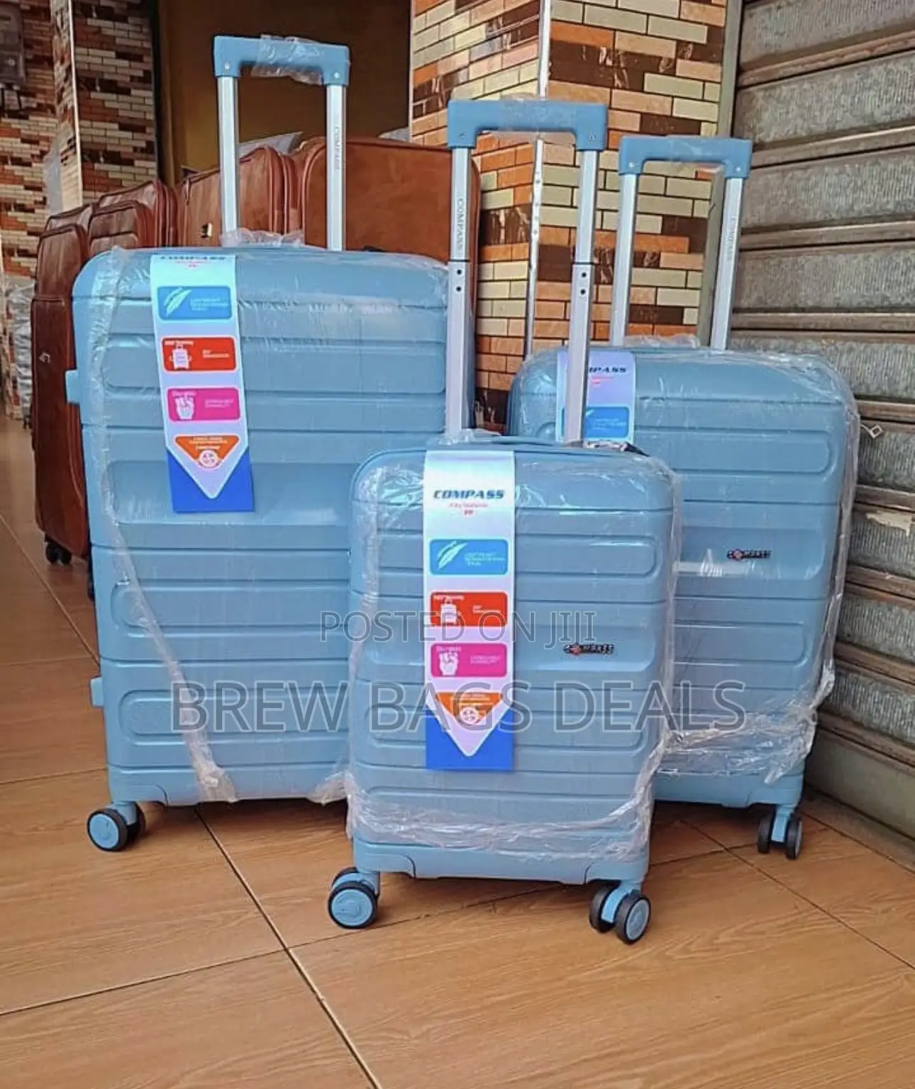 Quality Ak 3set Fiber Unbreakable Traveling Bag.