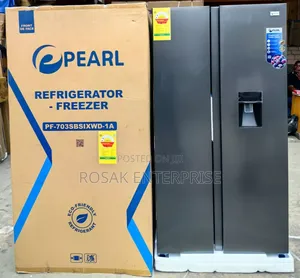 Pearl Pf-703sbsixwd-1a
 *421ltrs* Side by Side Fridge