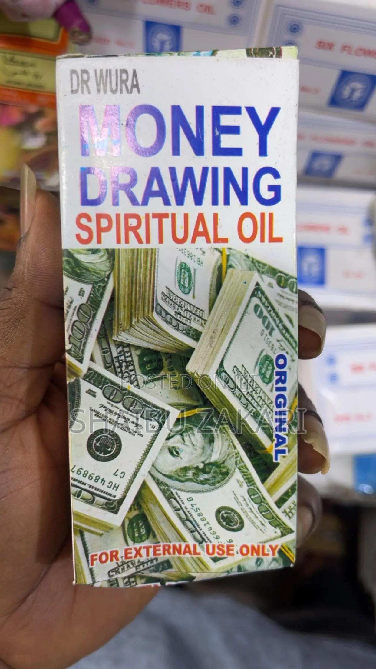 Money Drawing Spiritual Oil