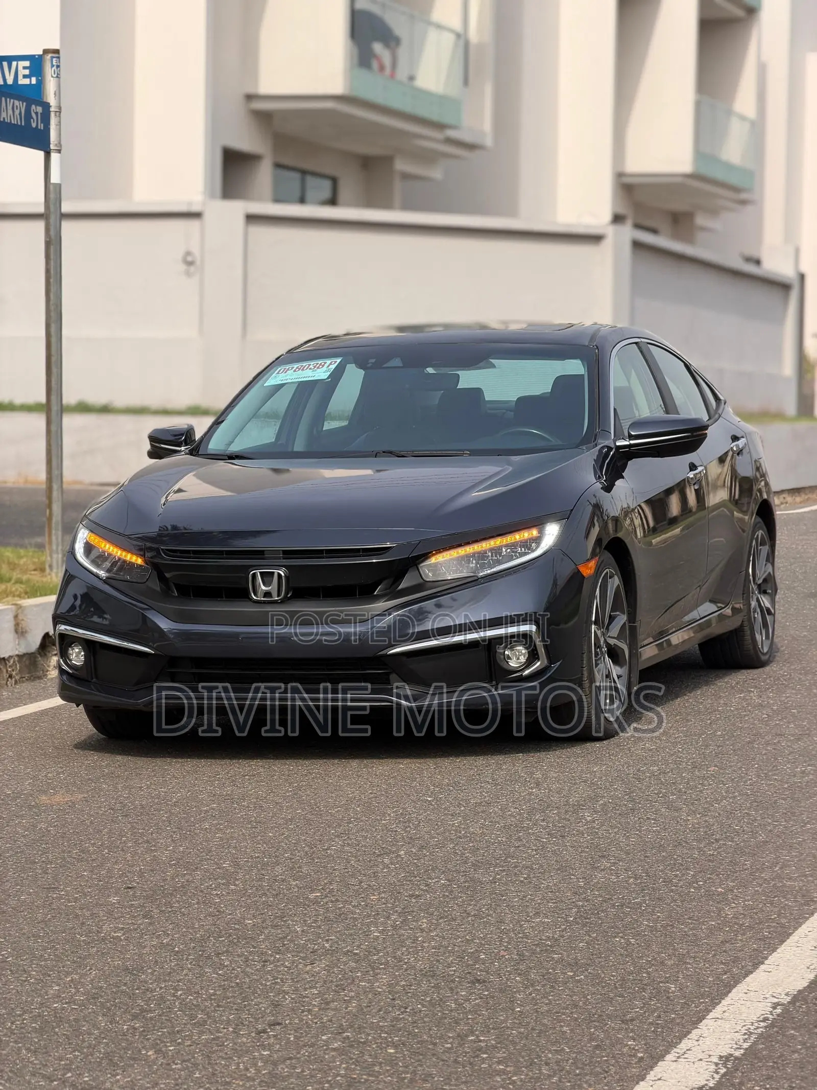 Honda Civic Touring Sedan 2020 Gray