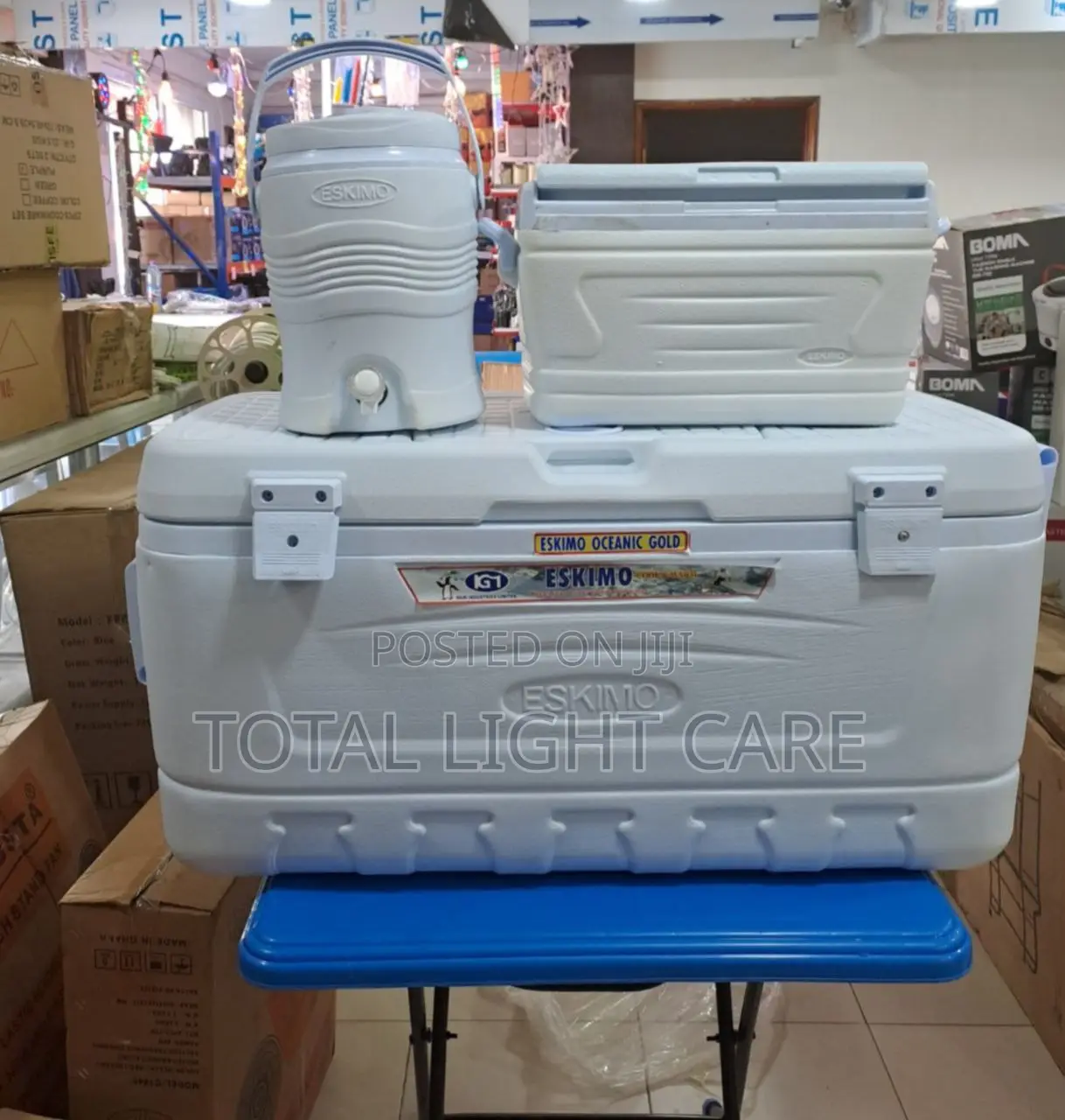 Eskimo Oceanic Gold 125 Liters 3 Set Ice Chest