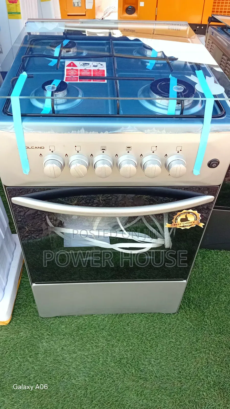 Volcano 4-Burner Gas Cooker – Strong Durable