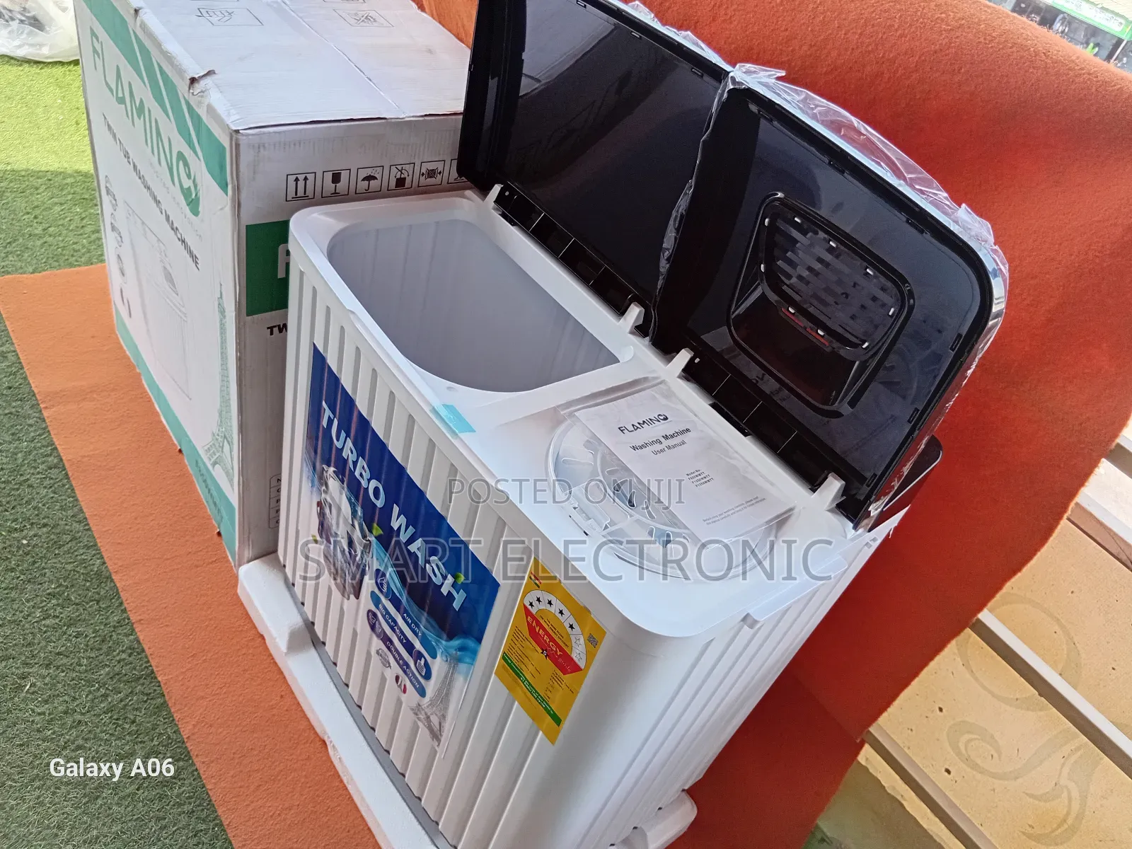 Ecowash Energy-Saving Washing Machine, 8kg Flamino Washing Machine