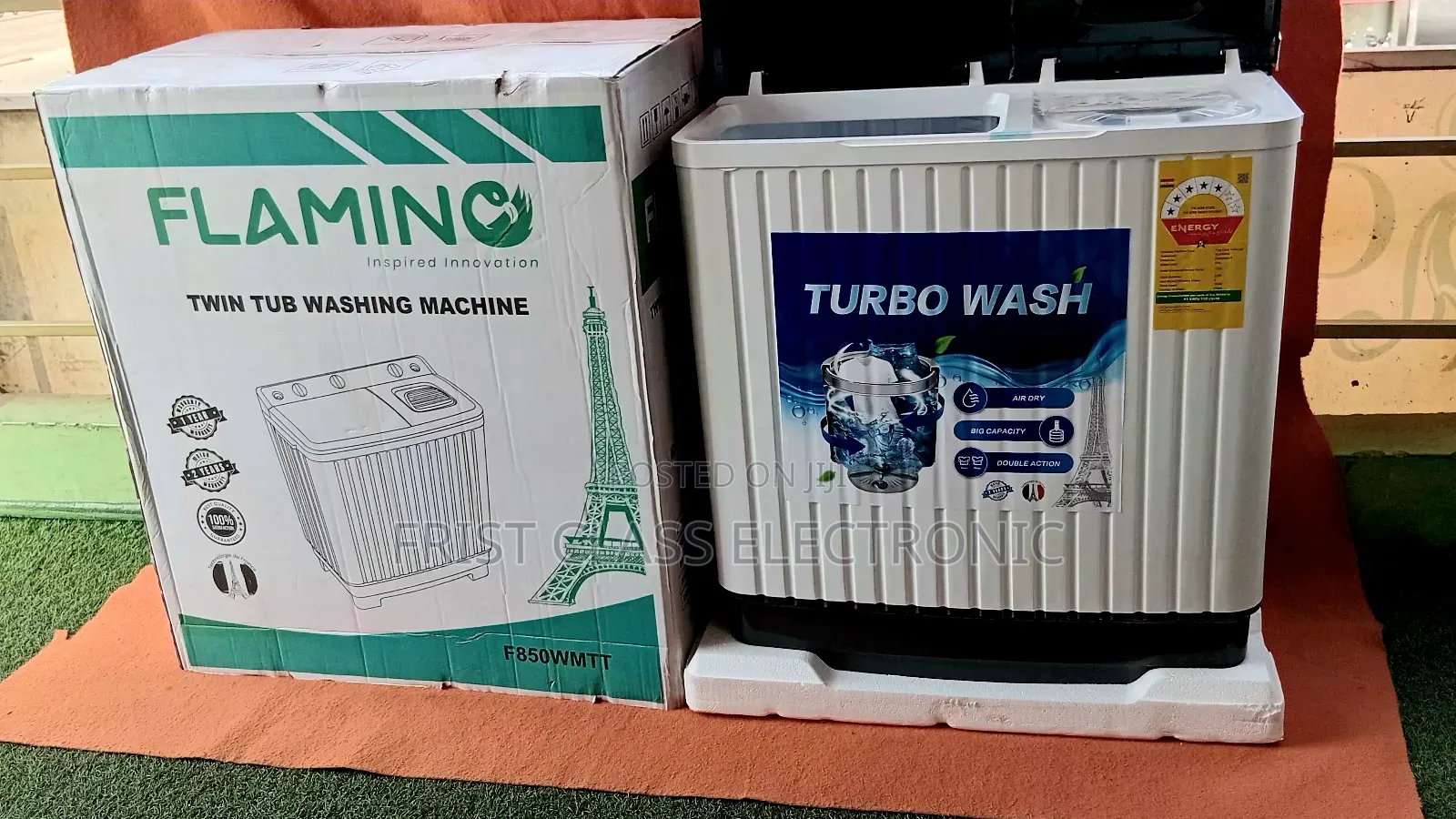Flamino 115l Twin Tub Washing Machine – Strong Wash, Smart Energy