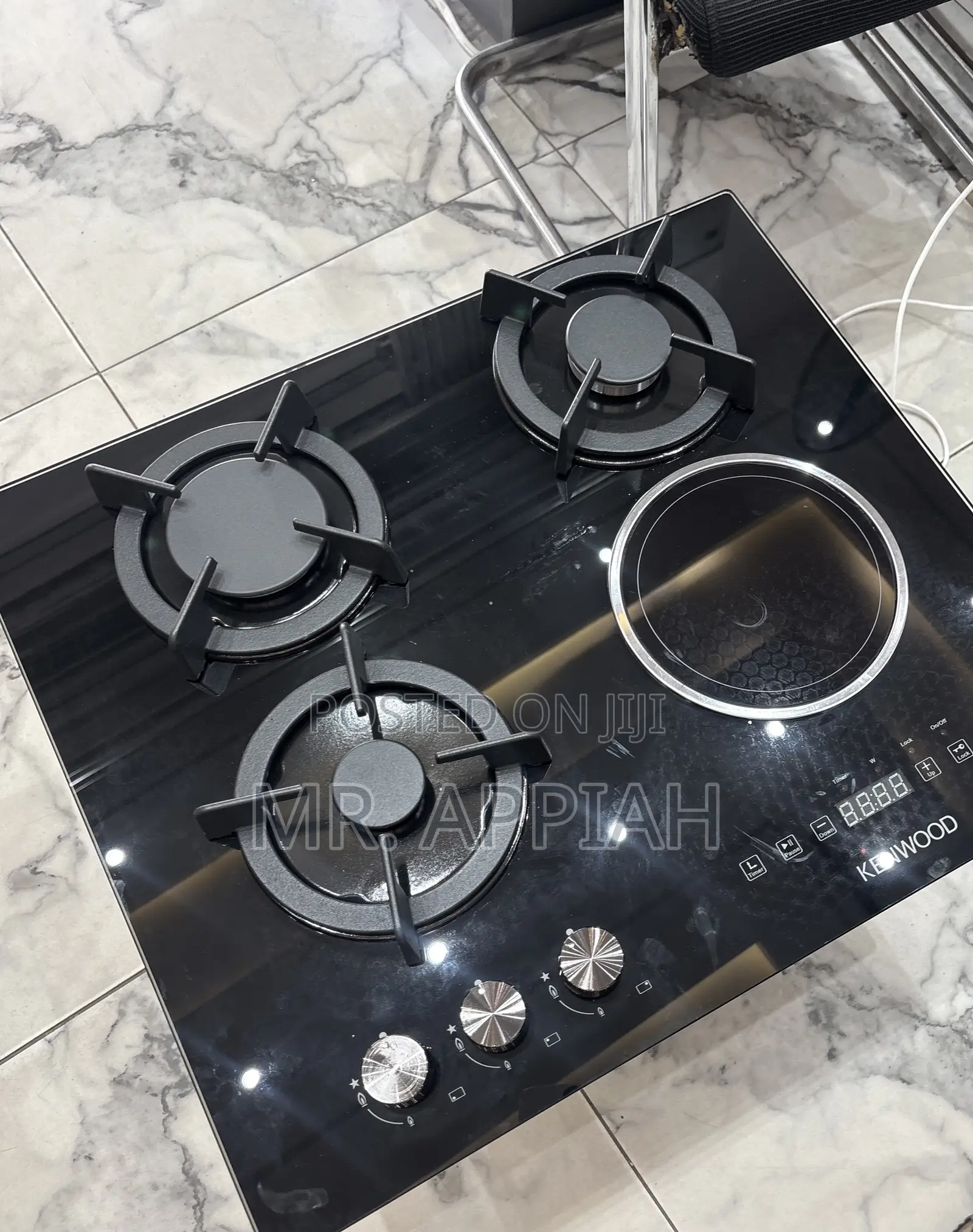 Order Classic Kenwood 60cm 1 Electric + 3 Gas Hob 