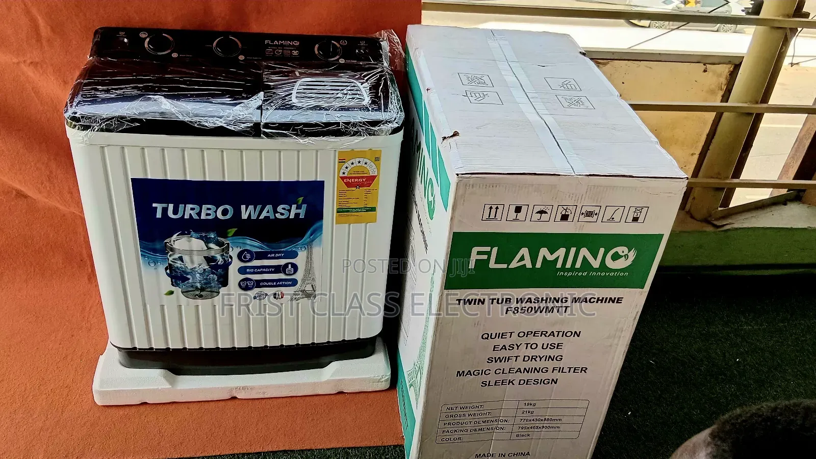 Flamino Twin Tub Washing Machine – Large Capacity, Smart Efficiency