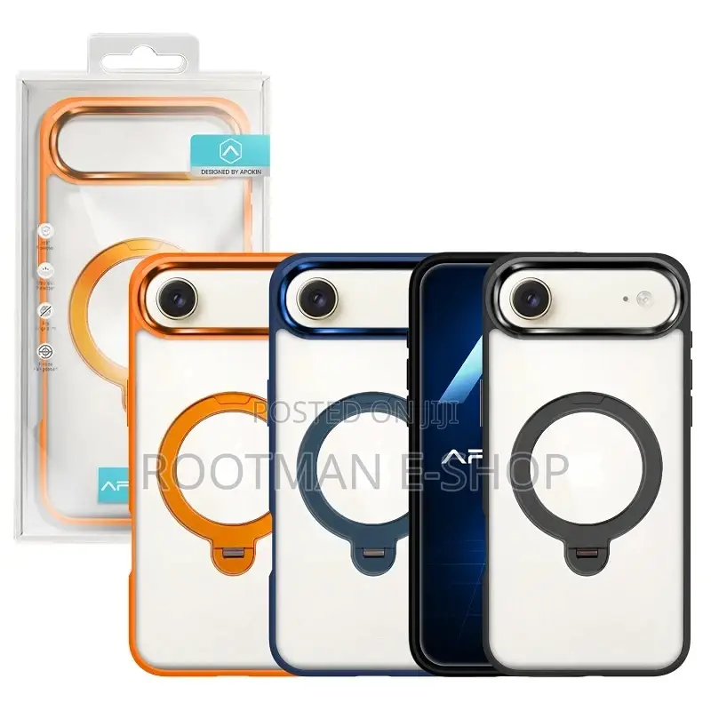 iPhone 17 Air Magnetic Ring Case – Military Grade Protection