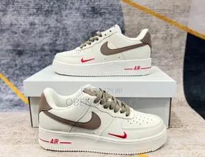 Original Airforce Low Brown Swoosh, White