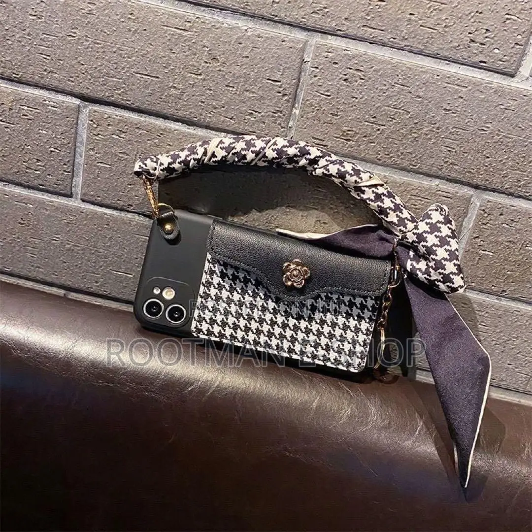 iPhone 17 Pro Max Luxury Bow Wallet Case With Key Ring