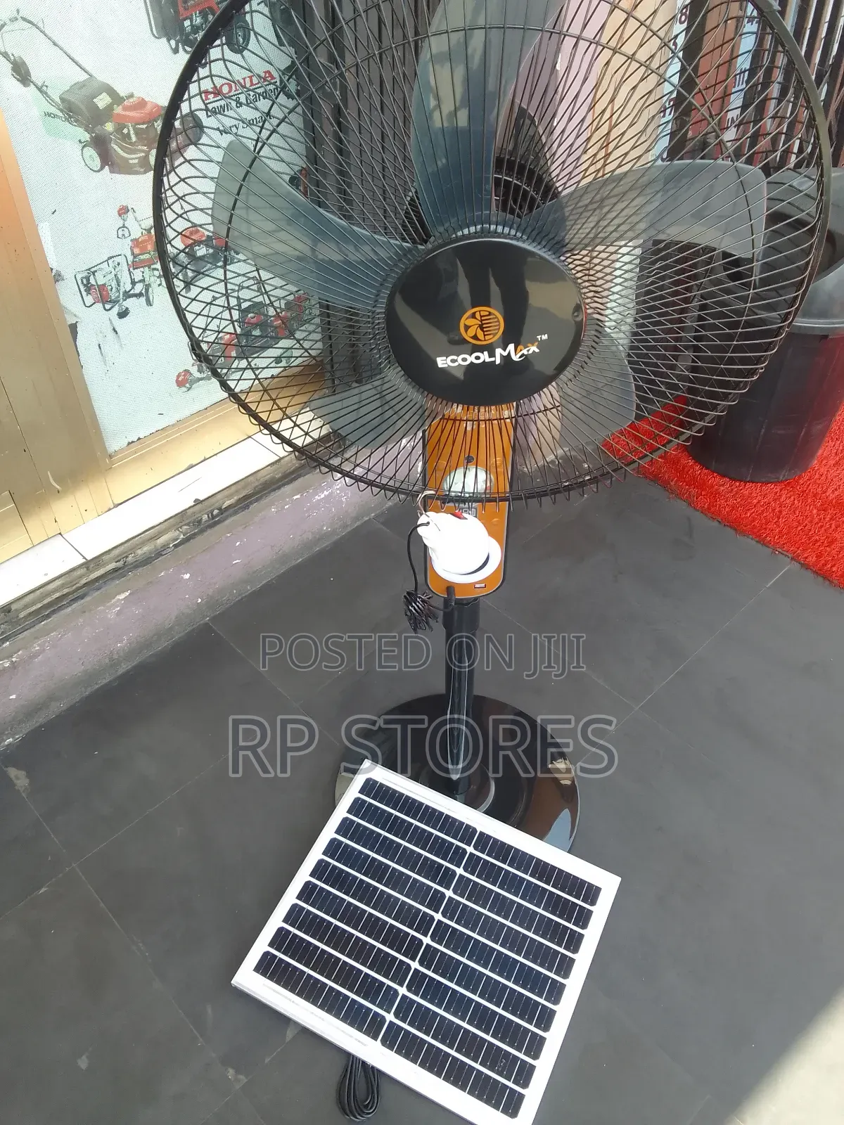 Rechargeable Solar Fan