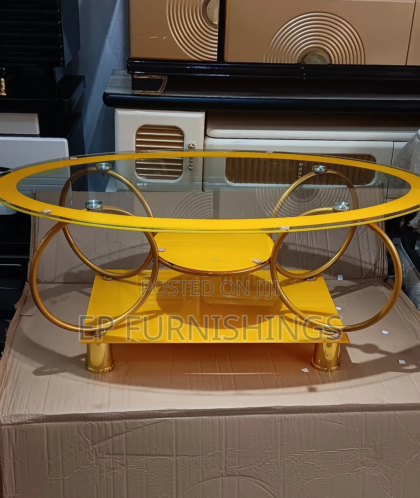 Oval Shaped Centre Table