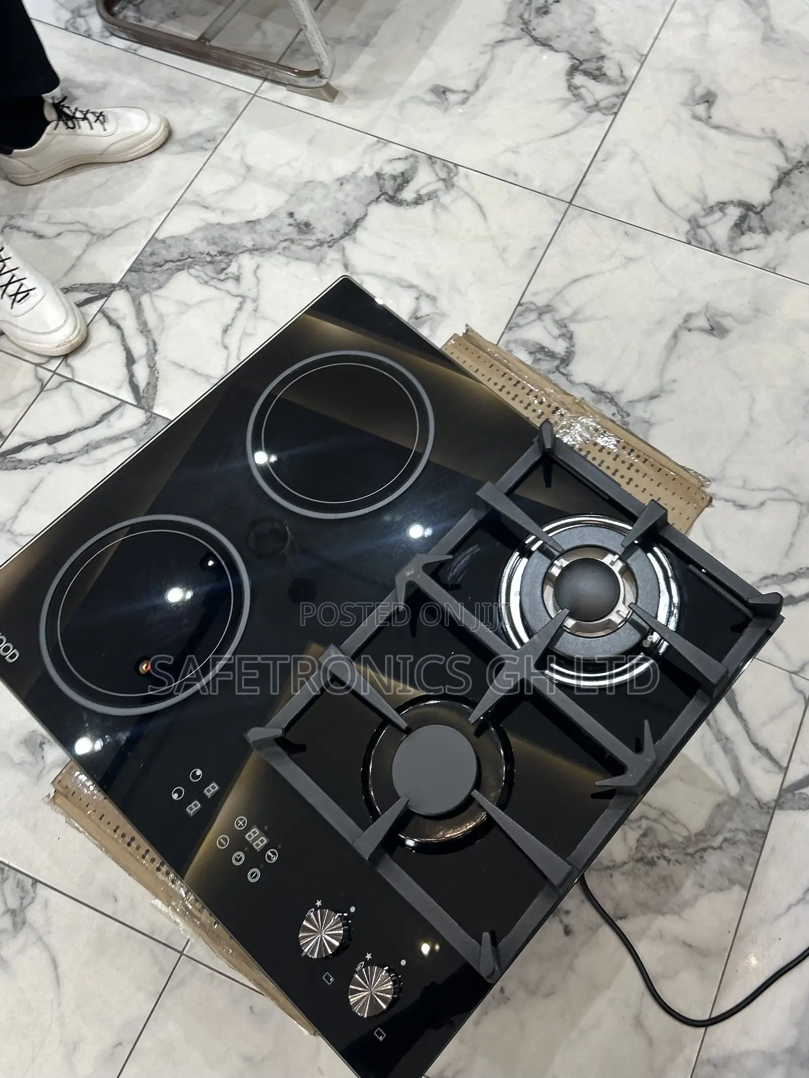 Eco Friendly Black Kenwood 60cm 2 Gas 2 Electric Cooker
