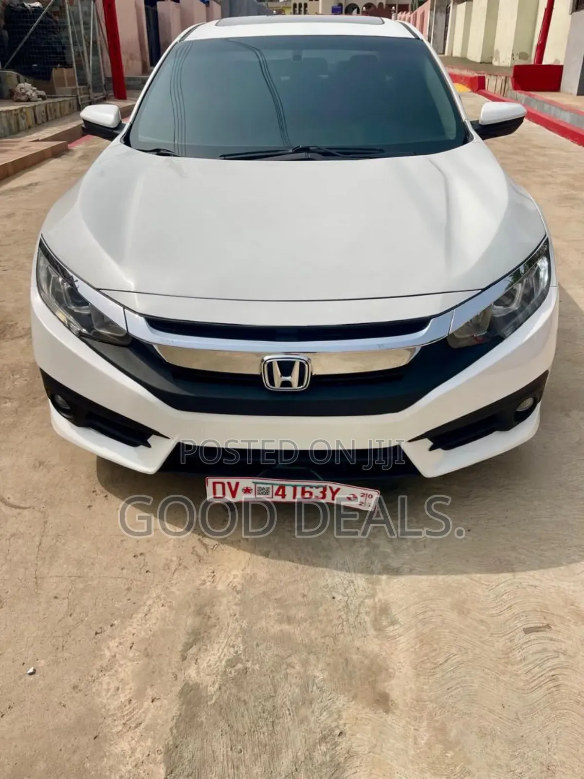 Honda Civic EX-L 4dr Sedan (1.5L 4cyl) 2017 White