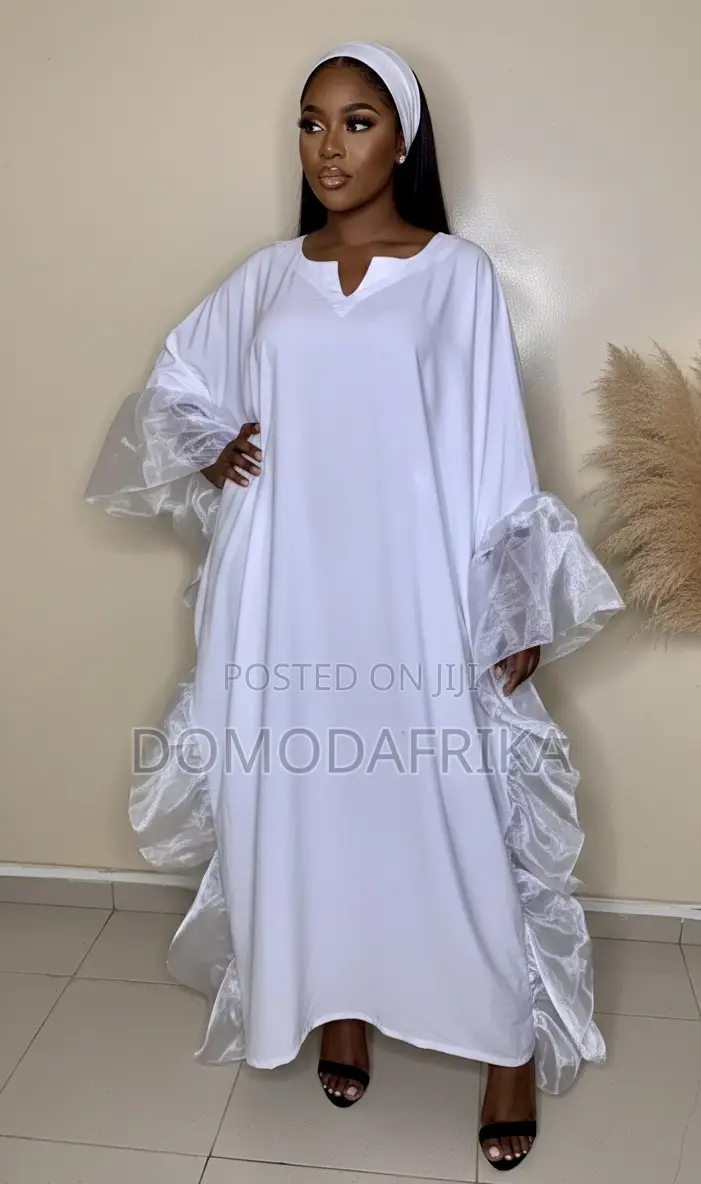 White Boubou Dress
