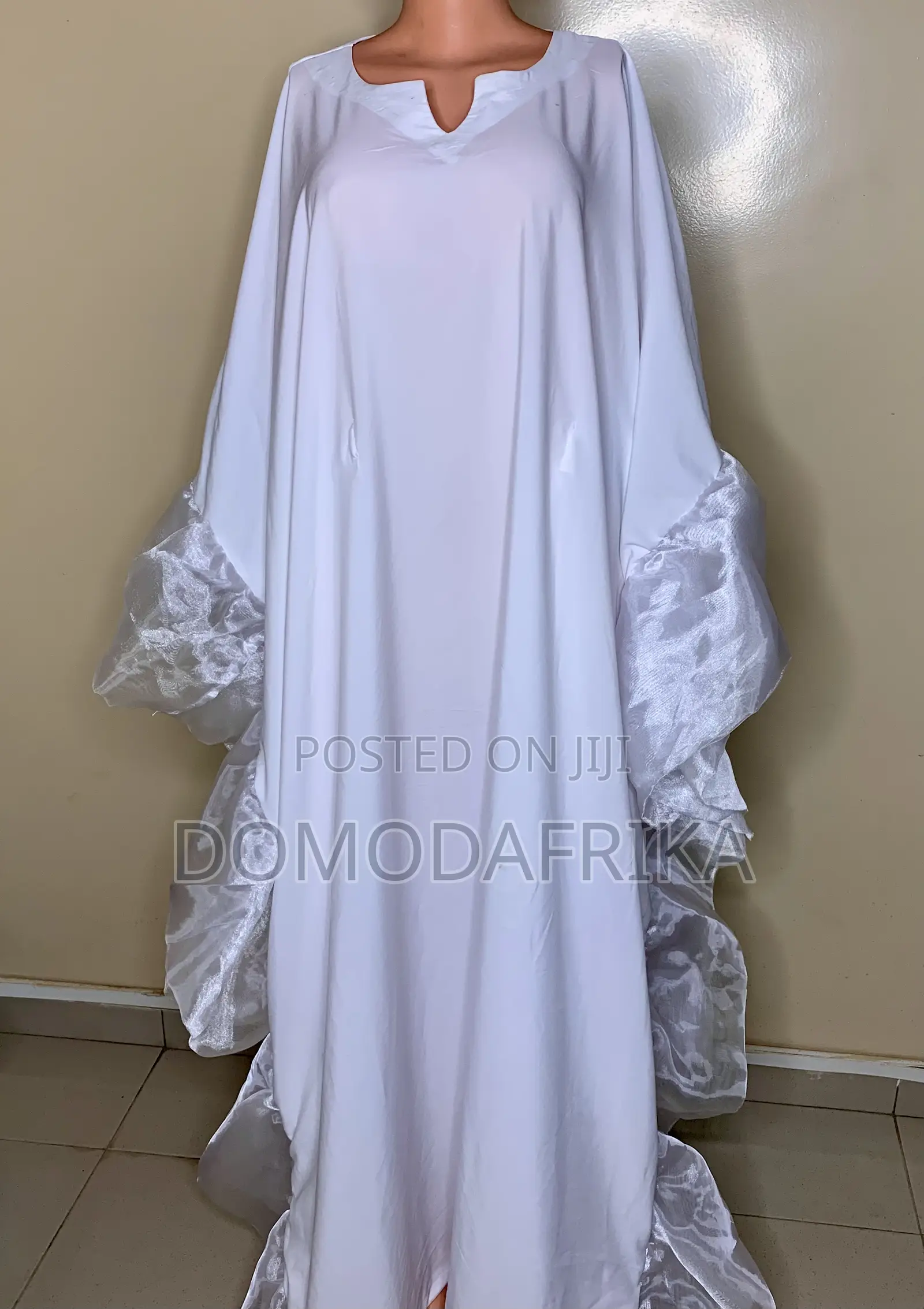 White Boubou Dress
