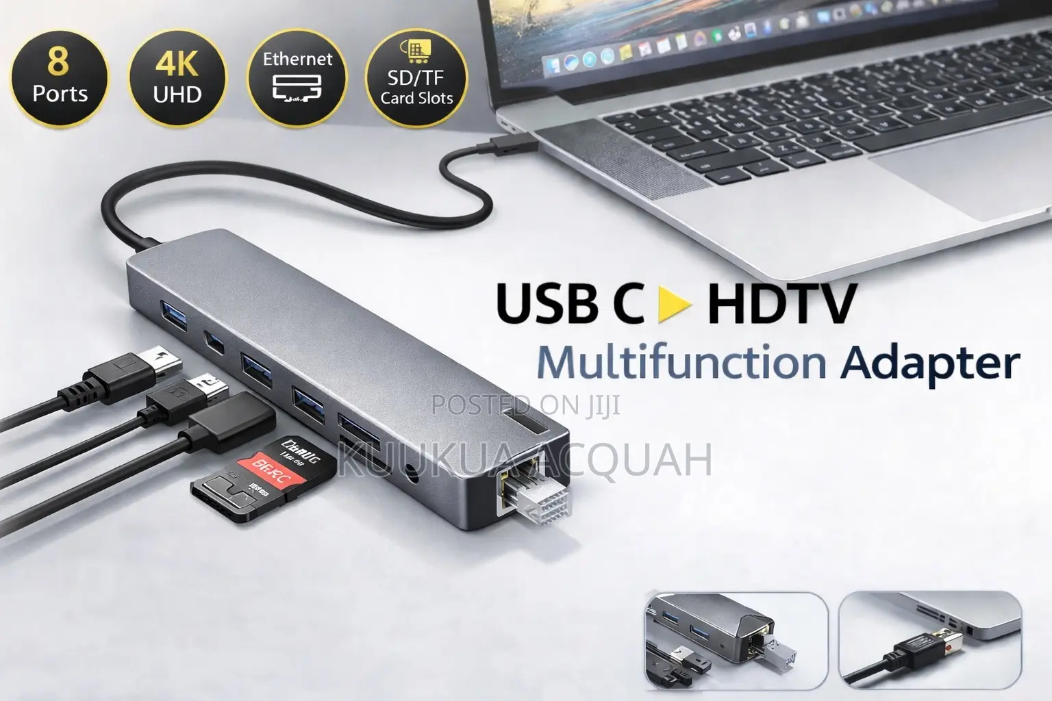 8 Slot Multifunction Usb Adapter