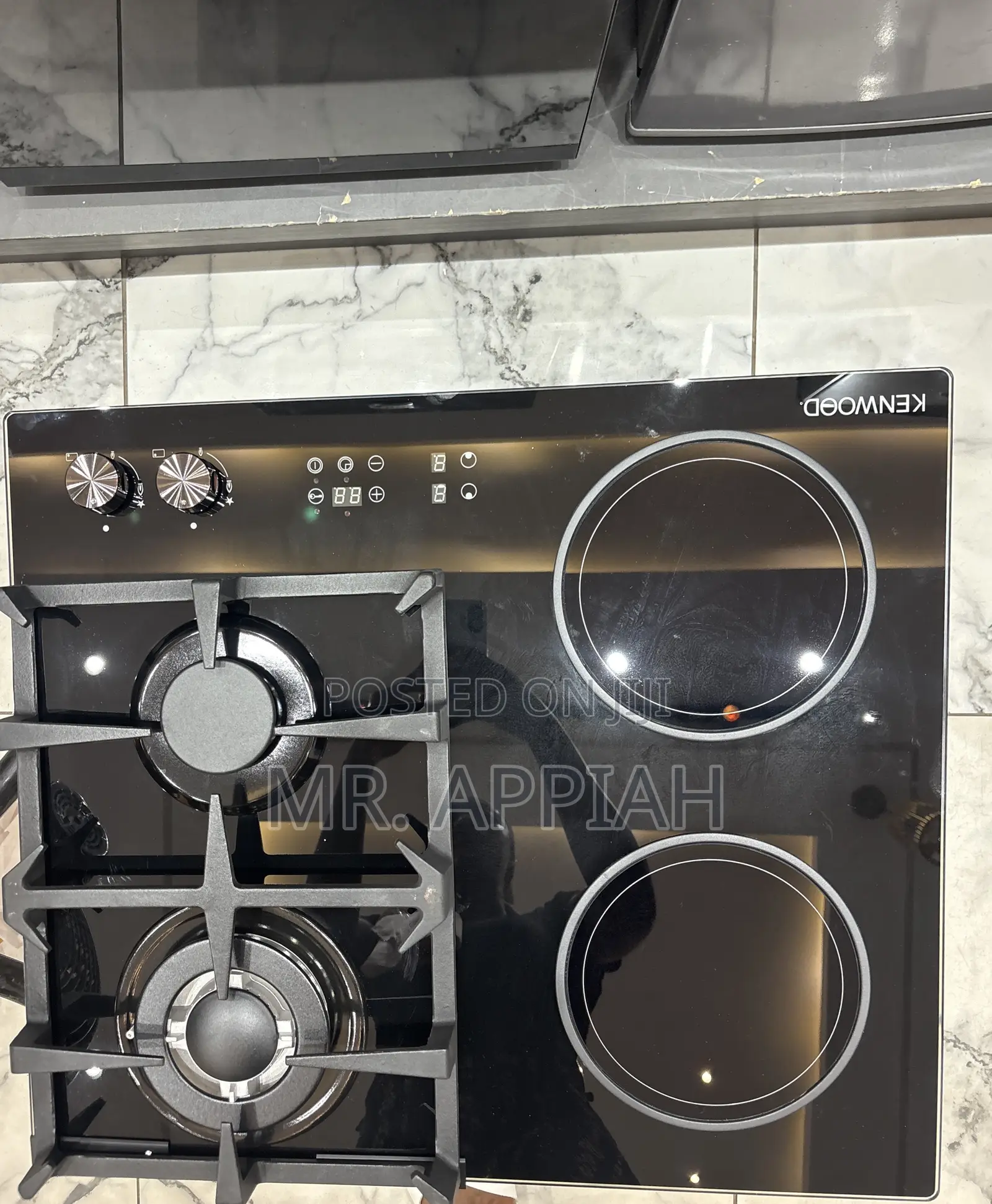 Order Kenwood 60cm Built in Tempered Glass Hob(2 + 2)Black 