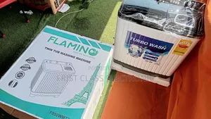 Flamino Twin Tub Washing Machine – Sleek Design, Maximum Performance
