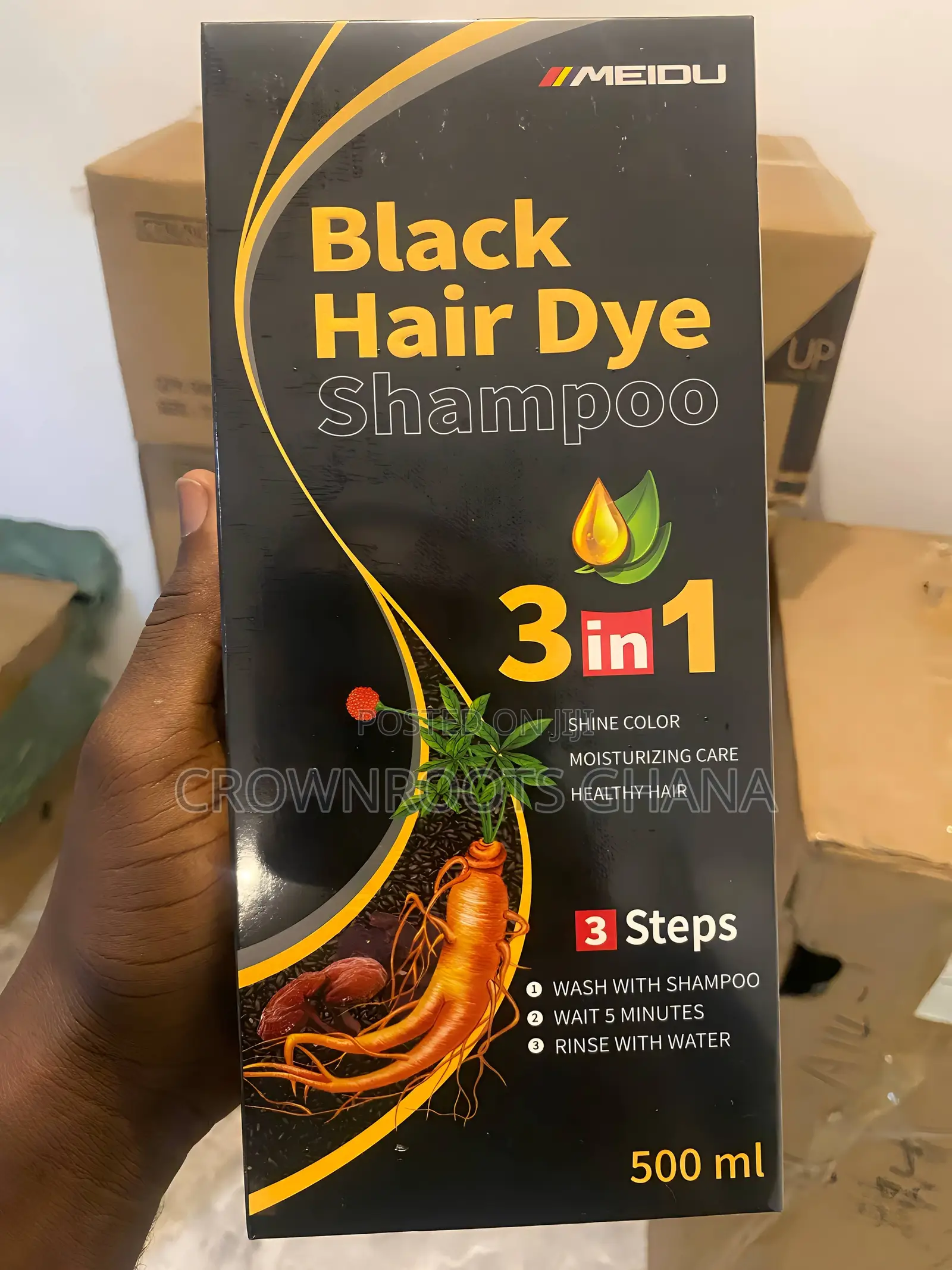 Black Hair Dye Shampoo