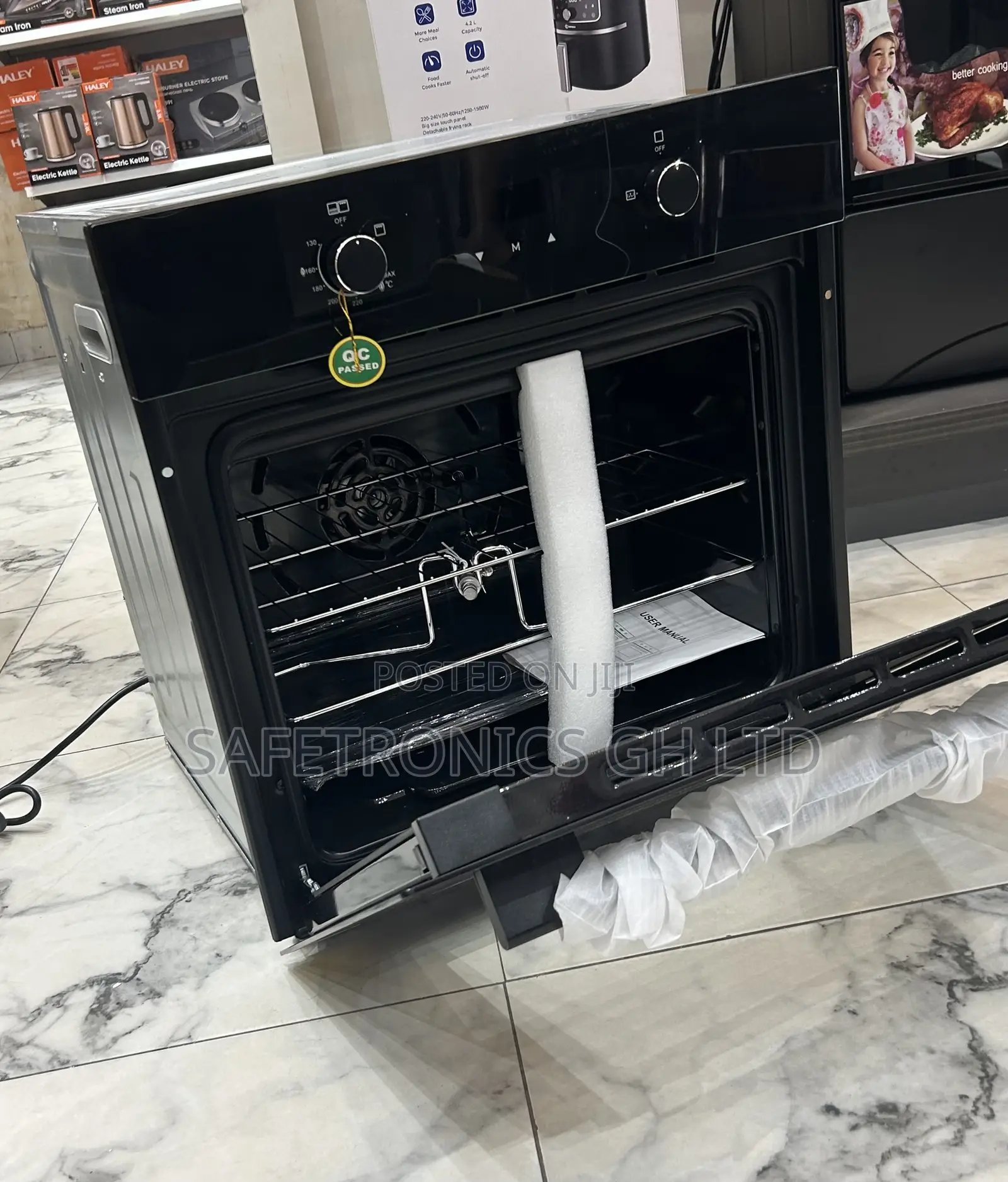 Fabulous Sealed Electric Built-in Oven Black Oven