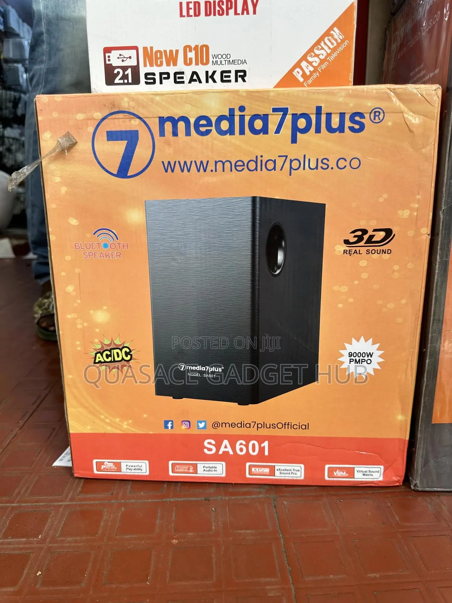 Media 7plus Soundbar With Bass