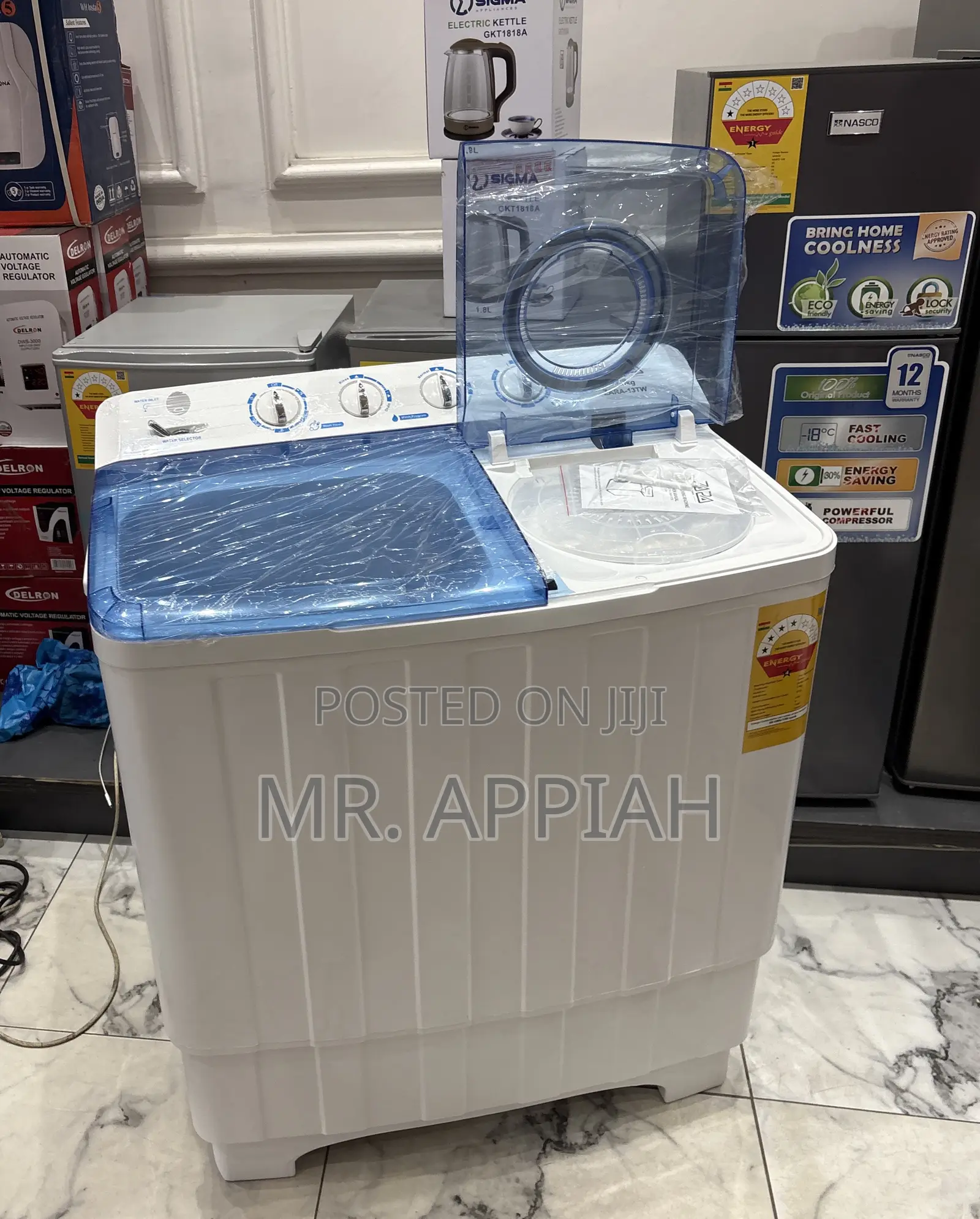Top Load Electric Zara 13kg Spin Dry Washer 