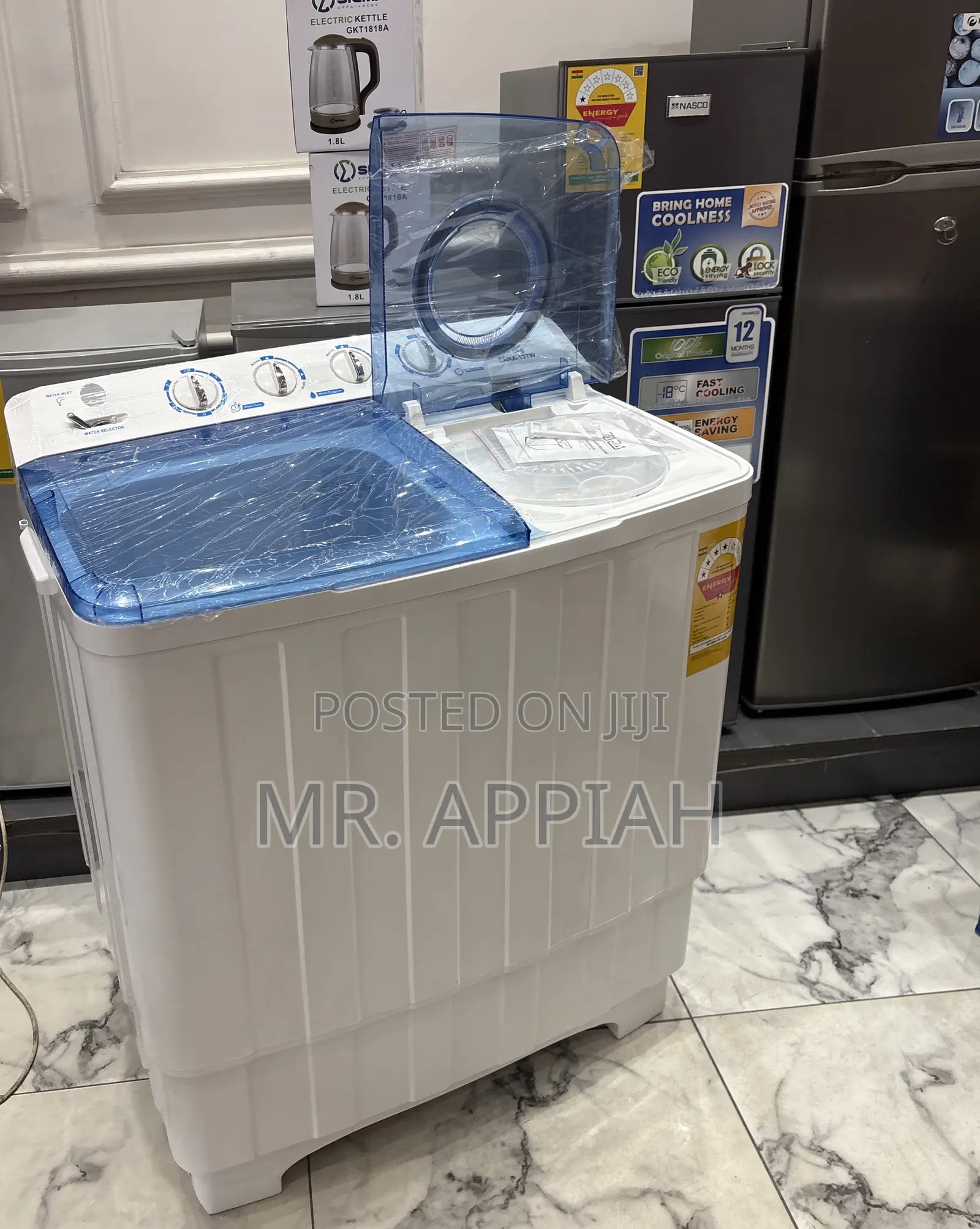 Elegant Zara Twin Tub Washer With Spin Dry(Top Load) 