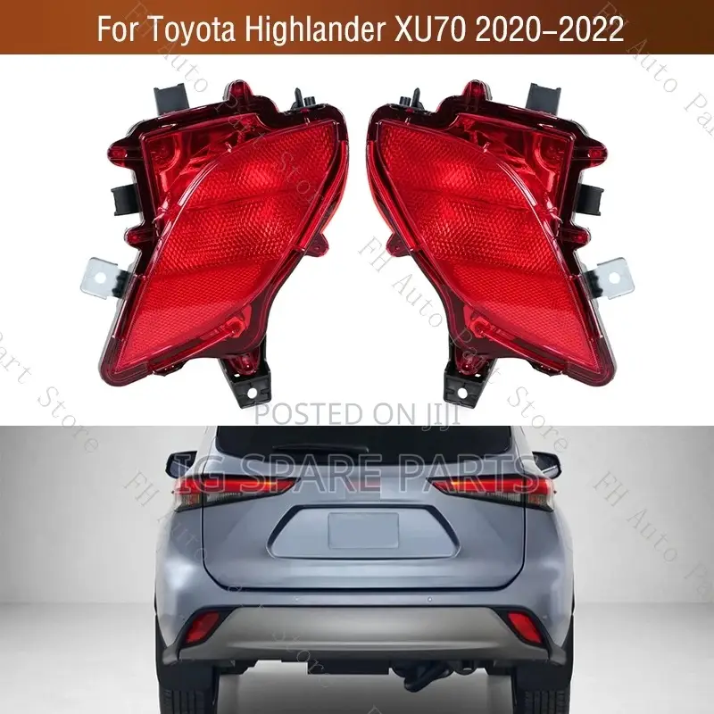 Toyota Highlander 2019-2023 Rear Bumper Reflector Usa