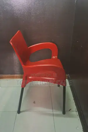 Gye Nyame Metal Leg Plastic Chair