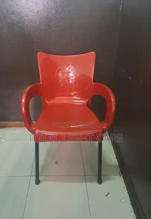 Gye Nyame Metal Leg Plastic Chair
