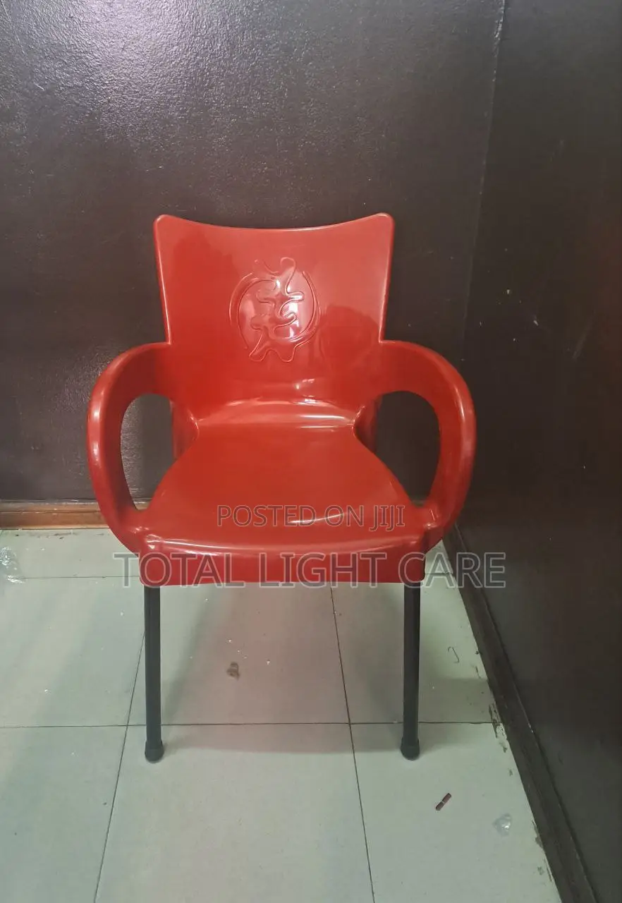 Gye Nyame Metal Leg Plastic Chair