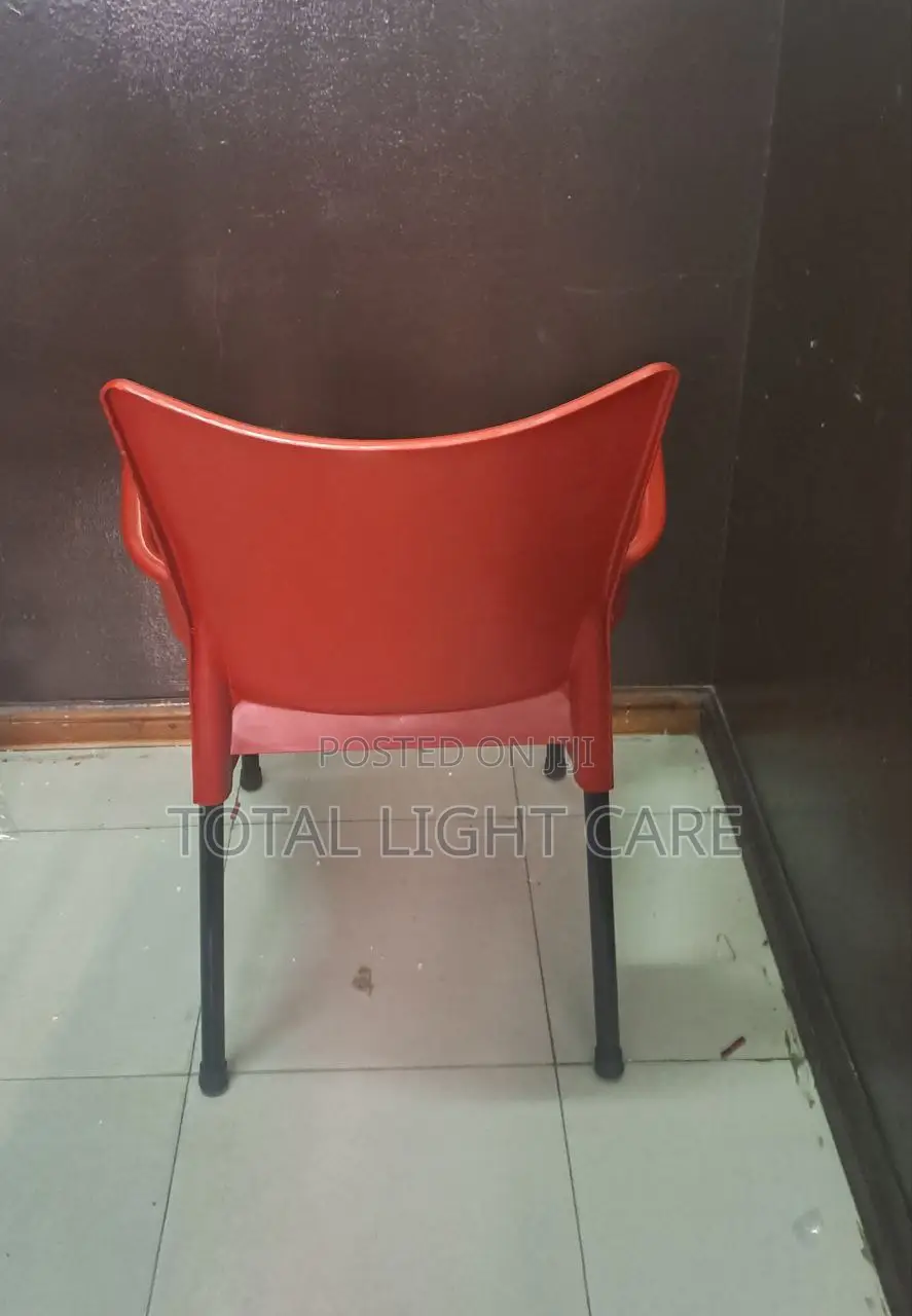 Gye Nyame Metal Leg Plastic Chair