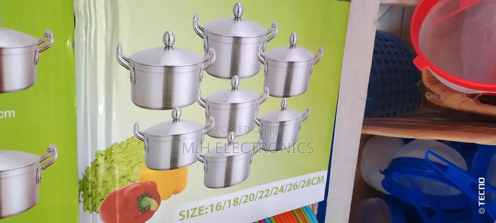 Brand New 7set Aluminium Cooking Pot