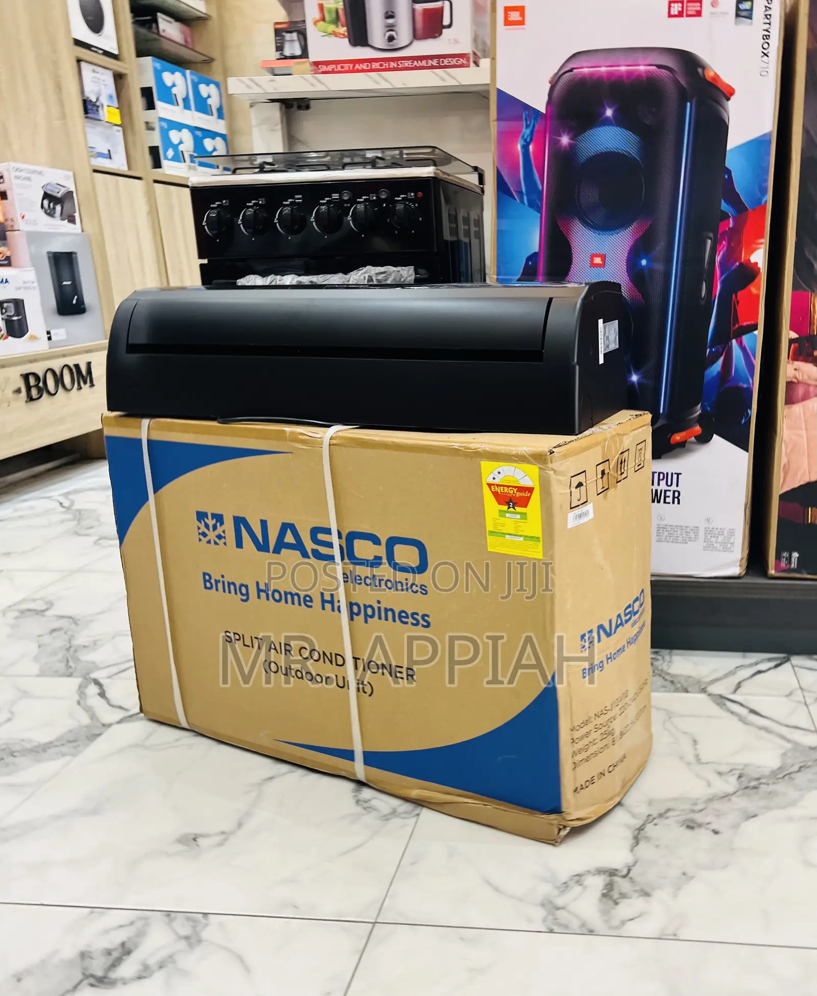 Lovely Design Nasco 1.5hp Air Conditioner(Black)R410 Gas 
