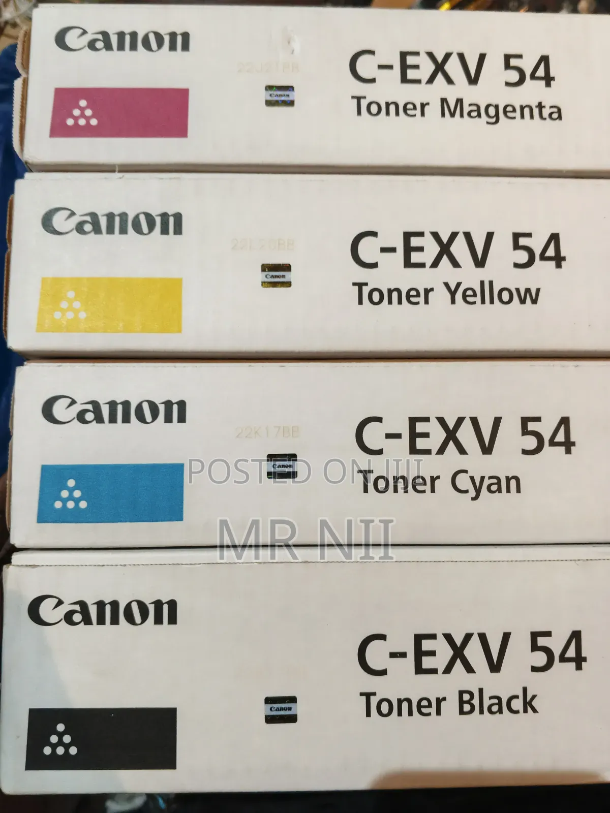 Set of Canon C-Exv 54 Toners