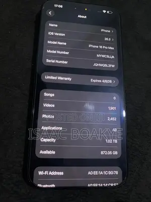 Apple iPhone 16 Pro Max 1 TB Black