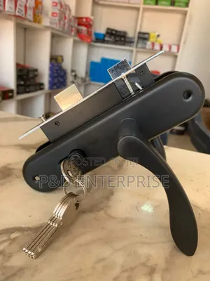 Quality Wooden Door Small Lock Black Colour.