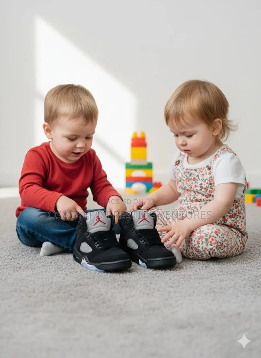 Quality Kids Nike Jordan Sneakers Black