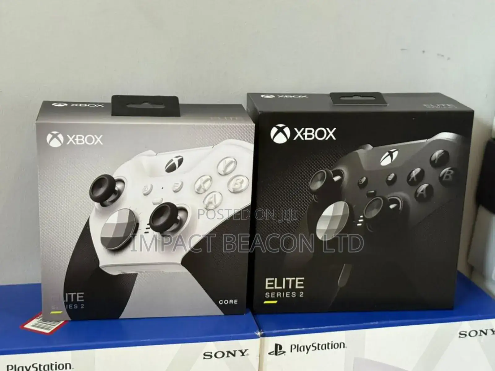 Sony Playstation 5 and Xbox Controllers