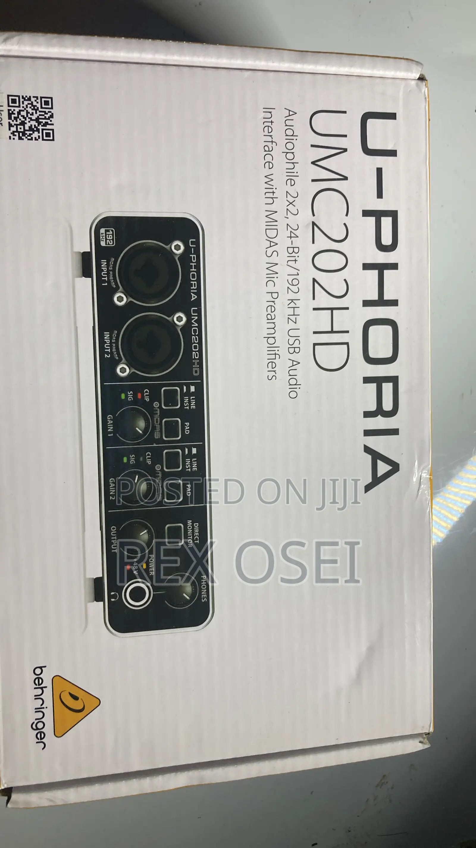 Behringer Audio Interface Umc202hd